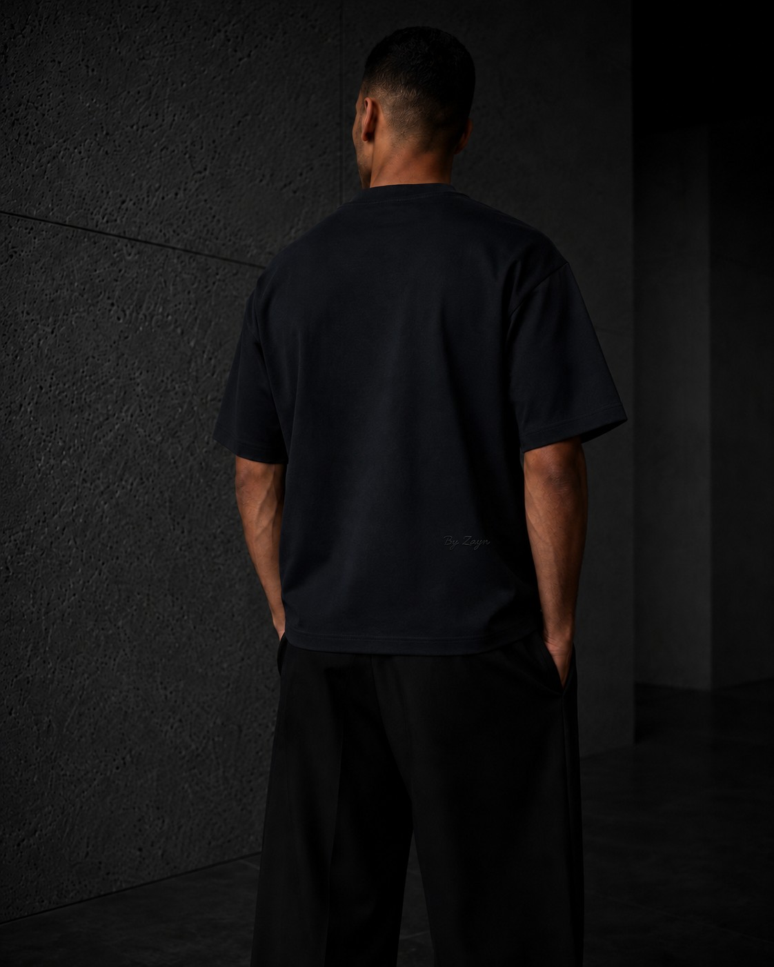 Titanium Navy — Back, By Zayn signature